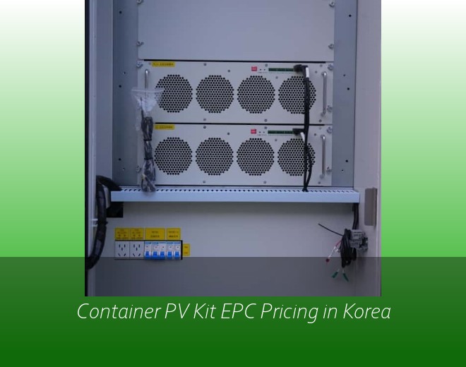 Container PV Kit EPC Pricing in Korea